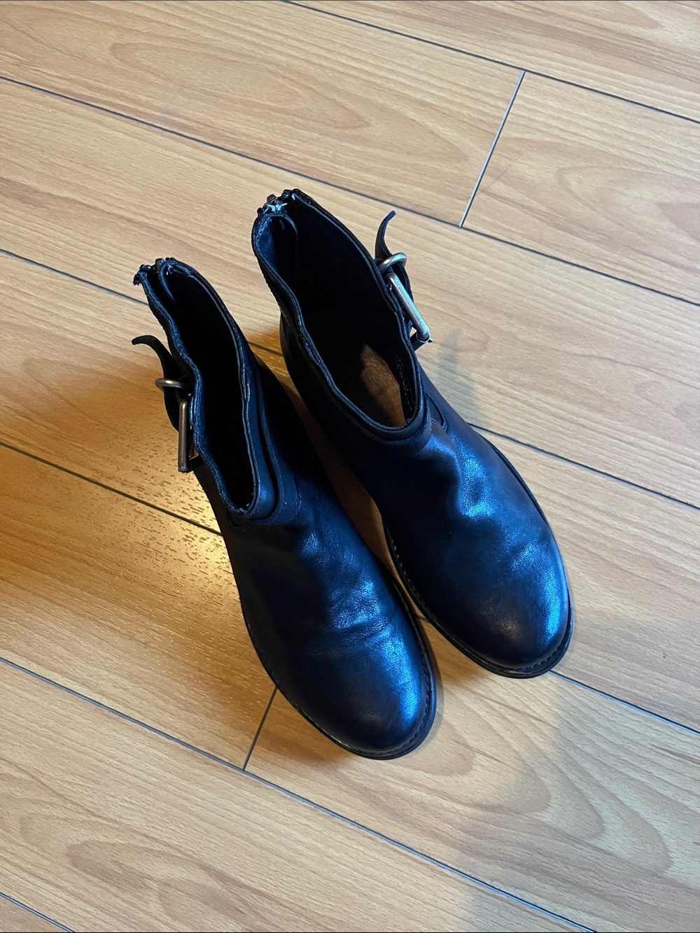 Frye Veronica Strap soft leather boots size 7 - Picture 2 of 8